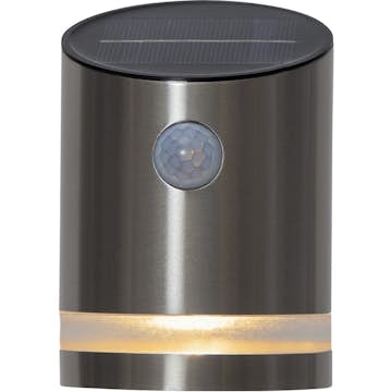 Solcells-vägglykta Star Trading Venicini 150/14 Lm St Steel MotionTwilight