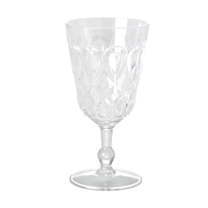 Vinglas Rice Akryl Transparent