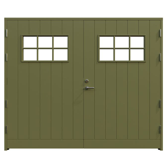 Garageport Leksandsdörren Insjön Glas Classic