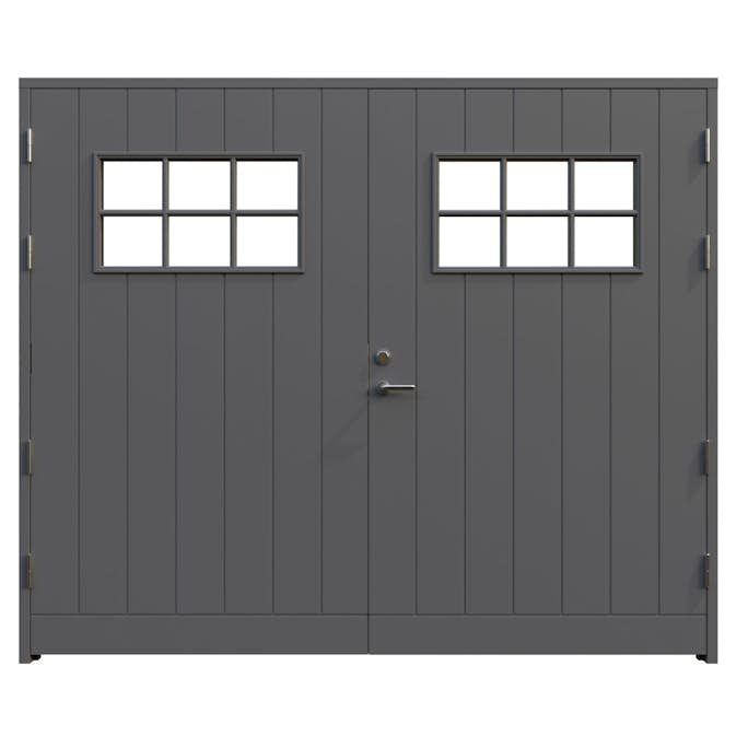 Garageport Leksandsdörren Insjön Glas Classic