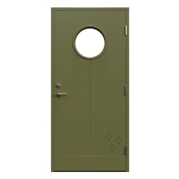 Ytterdörr Leksandsdörren Berg Eco74 RC2N