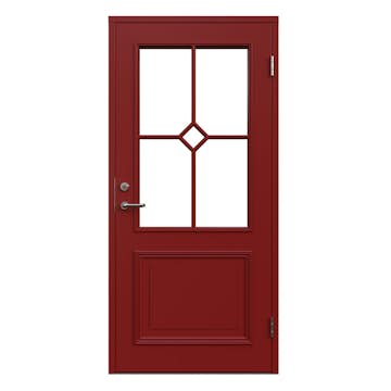 Ytterdörr Leksandsdörren Brenäs Klarglas Eco74 RC2N