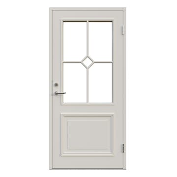 Ytterdörr Leksandsdörren Brenäs Klarglas Eco74 RC2N