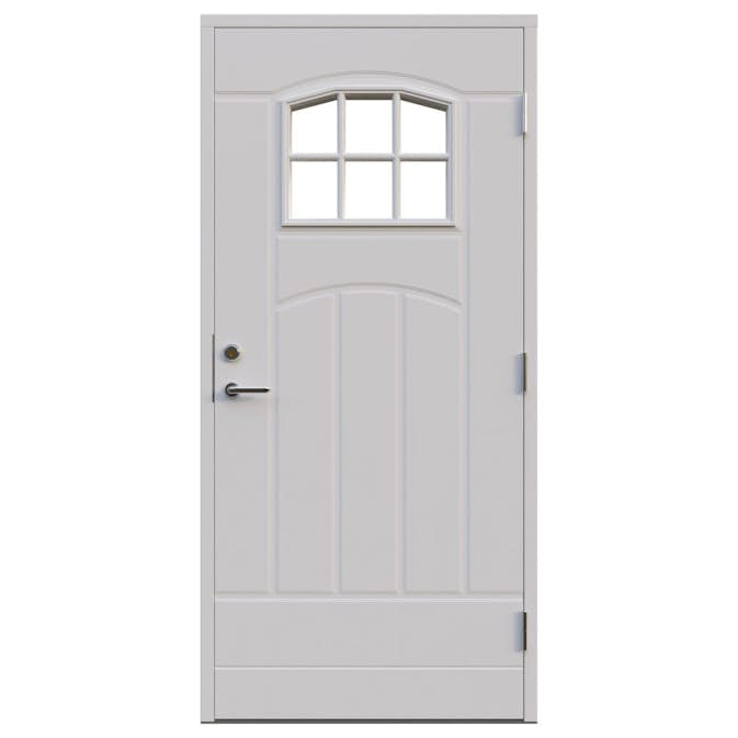 Ytterdörr Leksandsdörren Åkerö Eco74 RC2N