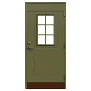 Ytterdörr Leksandsdörren Tibble Glas Eco74 RC2N