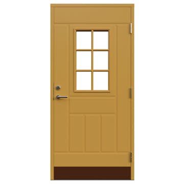 Ytterdörr Leksandsdörren Tibble Glas Eco74 RC2N