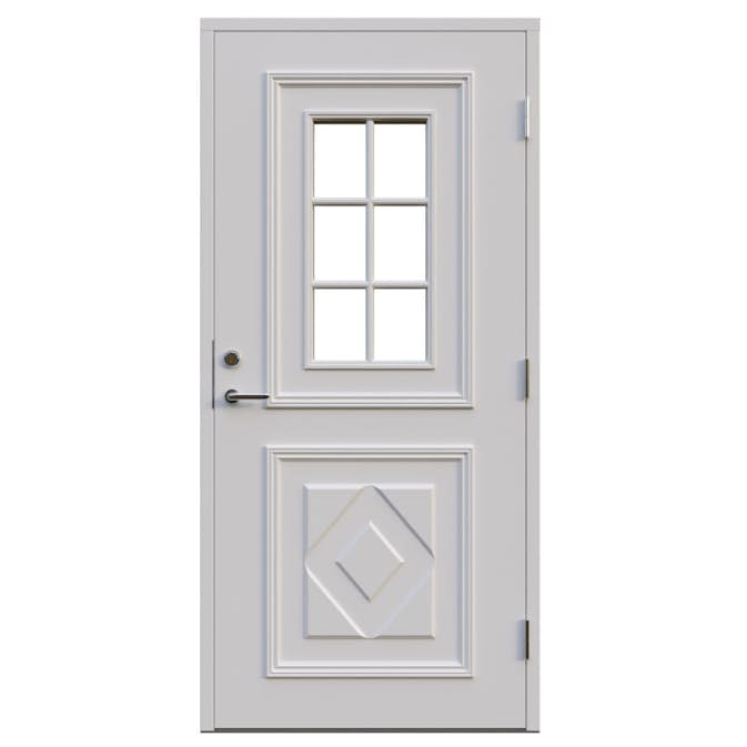 Ytterdörr Leksandsdörren Björkberg Eco74 RC2N