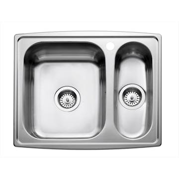 Diskho Intra Horizon Utan Kranhål Rostfri för Kök och Tvättstuga