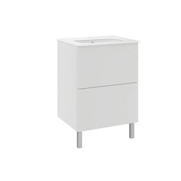 Tvättställsskåp Temal ILONA Set 2 för Tvättmaskin