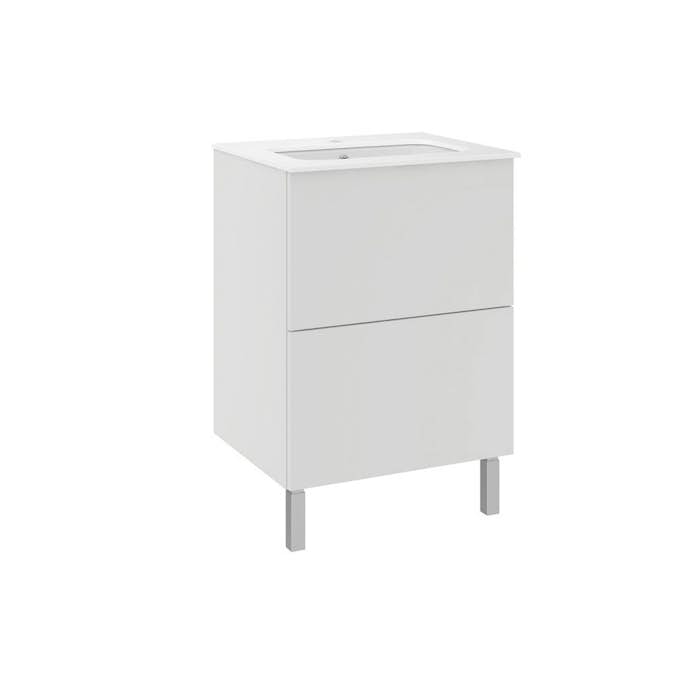 Tvättställsskåp Temal ILONA Set 2 för Tvättmaskin
