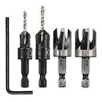 Borrförsänkare DeWalt DT7620 Set Med Plugg 4 Delar