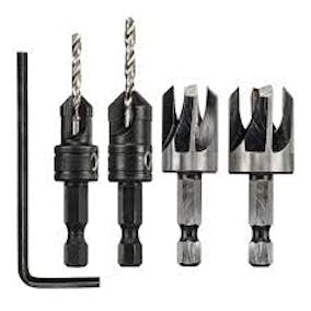 Borrförsänkare DeWalt DT7620 Set Med Plugg 4 Delar