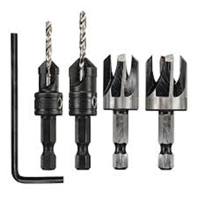 Borrförsänkare DeWalt DT7620 Set Med Plugg 4 Delar