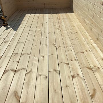 Golvpaket LP Garden För Timmerlada U16 R16 S16