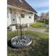 Rabattkant Skotte Garden Svart Trädring i Stål, Gräskant & Odlingskant, ⌀65 cm