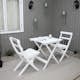 Caféset Baltic Garden Wilma Bord med 2 Knohult Stolar