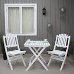Caféset Baltic Garden Wilma Bord med 2 Visby Stolar