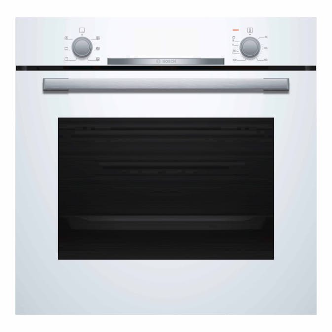 Inbyggnadsugn Bosch Serie 2 HBA530BW0S Vit med Varmluft