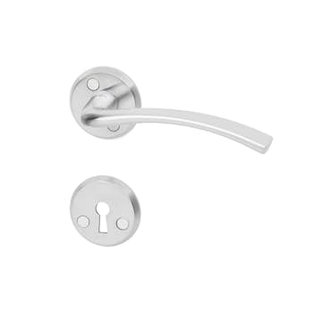 Innerdörrhandtag Habo Oslo Borstad krom