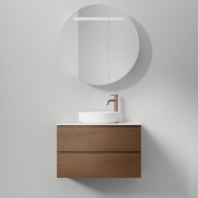 Tvättställsskåp INR Core Grip med 2 Lådor