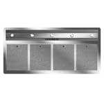 Inbyggnadsfilterinsats Tovenco TES-EC för Väggkåpa