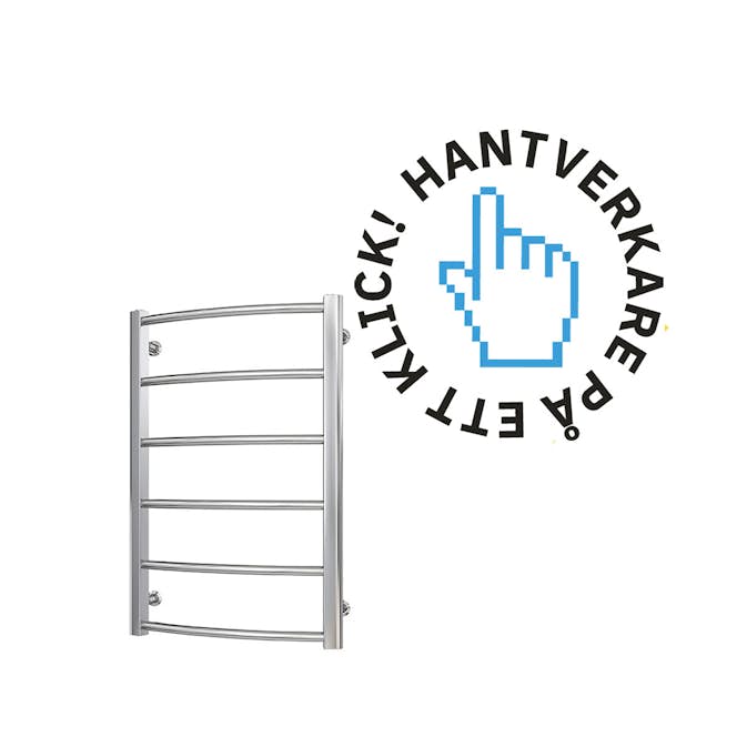 Installation Elektrisk handdukstork utan ROT