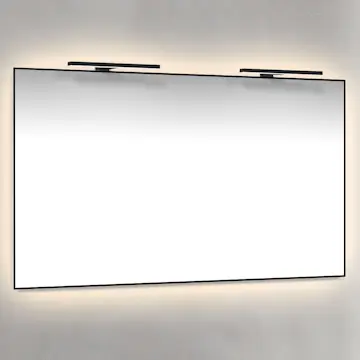 Spegel Macro Design Crown Ambilight T-belysning Med Ram