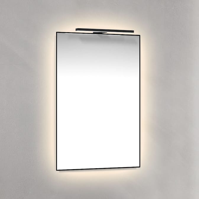 Spegel Macro Design Crown Ambilight T-belysning Med Ram