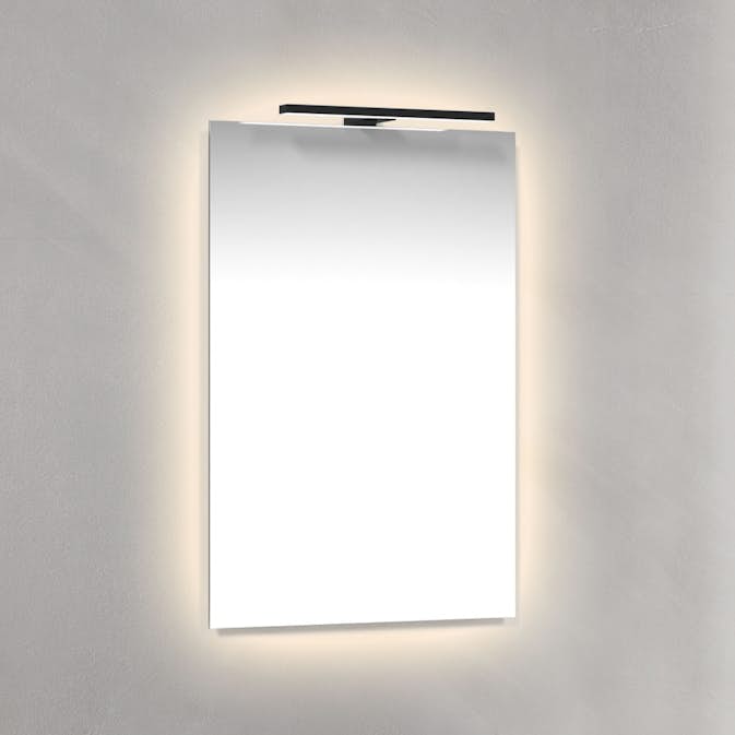Spegel Macro Design Ambilight med Svart T-belysning