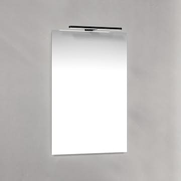 Spegel Macro Design med Svart T-belysning