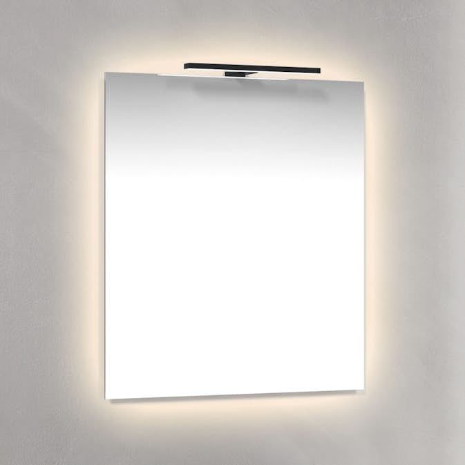 Spegel Macro Design Ambilight med Svart T-belysning