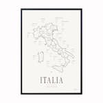Poster Corkframes Vinkarta Italien