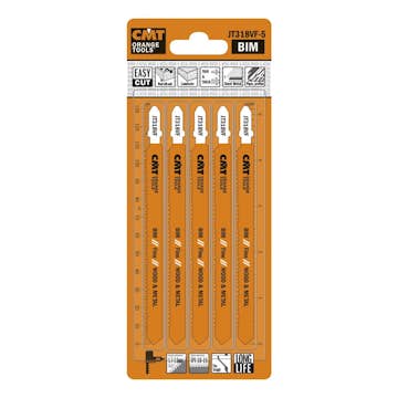 Sticksågblad CMT Orange Tools Trä/metall 100mm BIM Fine 5 st