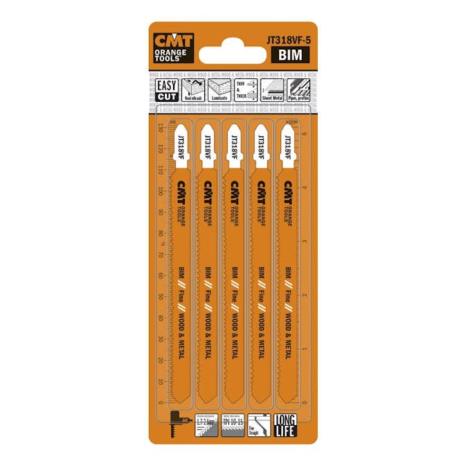 Sticksågblad CMT Orange Tools Trä/metall 100mm BIM Fine 5 st
