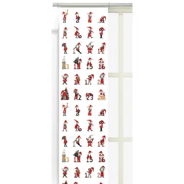 Panellängd Arvidssons Textil Kalendertomtar