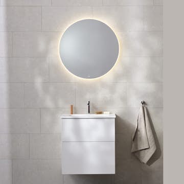 Möbelpaket Miller Badrum New York med Edge Tvättställ och Spegel