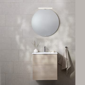 Möbelpaket Miller Badrum New York med Edge Tvättställ och Ambient Spegel