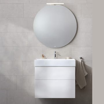 Möbelpaket Miller Badrum New York med Edge Tvättställ och Spegelskåp