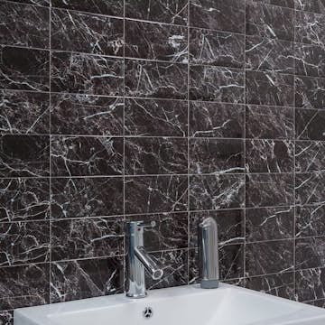 Kakel Tenfors Metro Marquina 10x20 cm