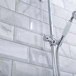 Kakel Lhådös Biselado 10x20 cm Marmorerad