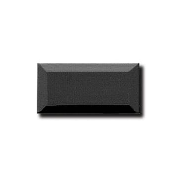 Kakel Lhådös Biselado Fasad Svart 10x20 cm
