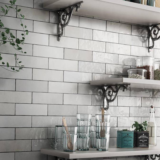 Kakel Lhådös Pazcal Grå 7x20 cm