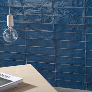 Kakel Peronda Argila Pasadena Blå 7,5x30 cm