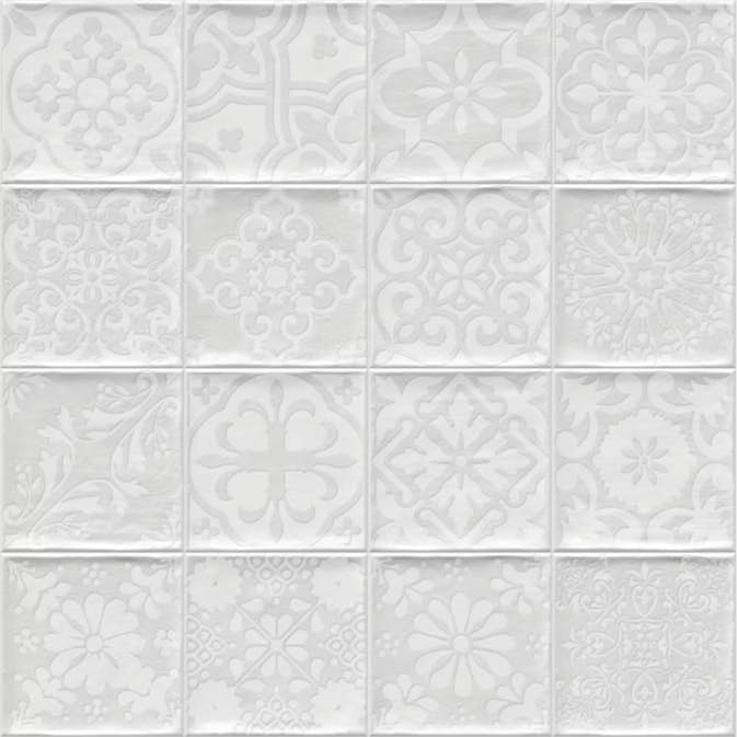 Kakel Vives Tamil Vit 13x13 cm