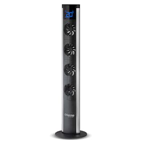 Pelarfläkt Termo Titano Kalluftsfläkt med Fjärrkontroll & LED-Display