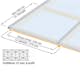 Kanalplast 55 mm Halle Isolux Opal Komplett Tak