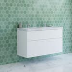 Tvättställsskåp Dansani Luna Larghetto Dubbel