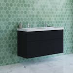 Tvättställsskåp Dansani Luna Larghetto Dubbel