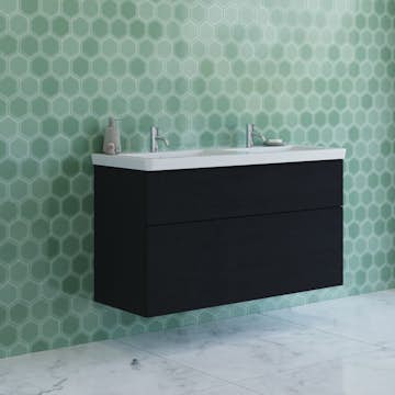 Tvättställsskåp Dansani Luna Larghetto Dubbel