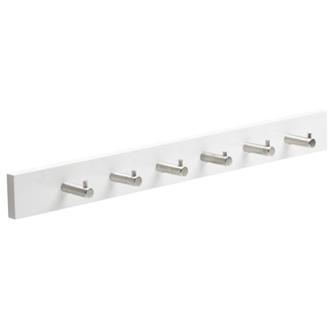 Klädhängare Habo Dot Vit/Rostfri